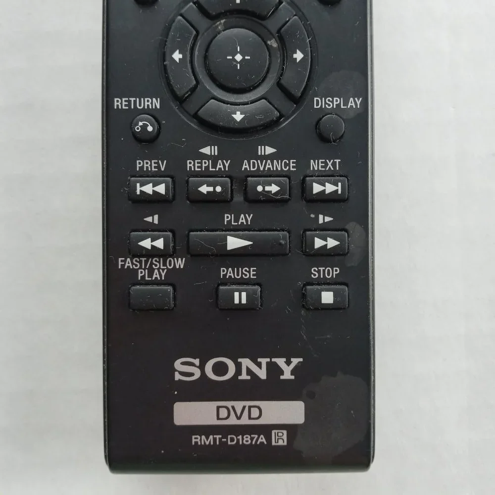 Sony DVD Remote Control RMT-D187A Replacement Tested